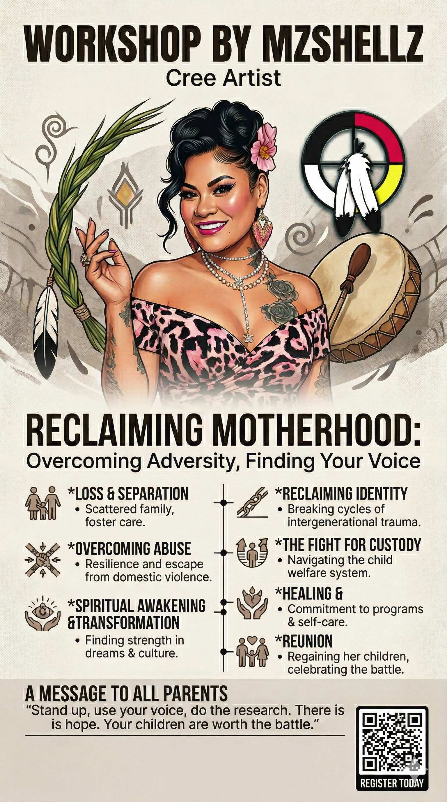 Reclaiming Motherhood Workshop Poster by MzShellz